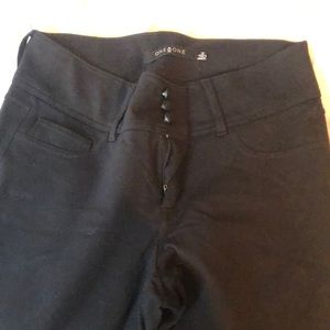 Black cotton dress pants super stretchy